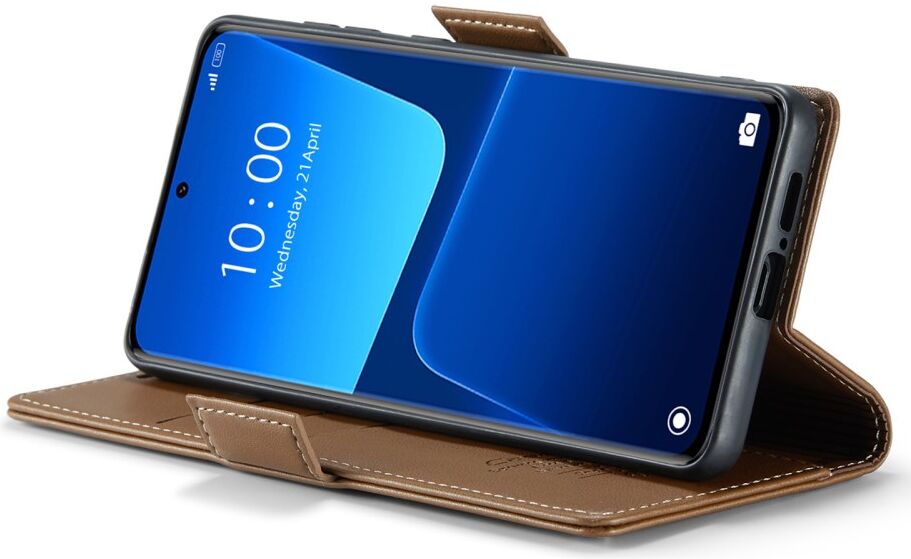 CaseMe 023 Xiaomi 13 Pro Hoesje Portemonnee Book Case Bruin afbeelding 15