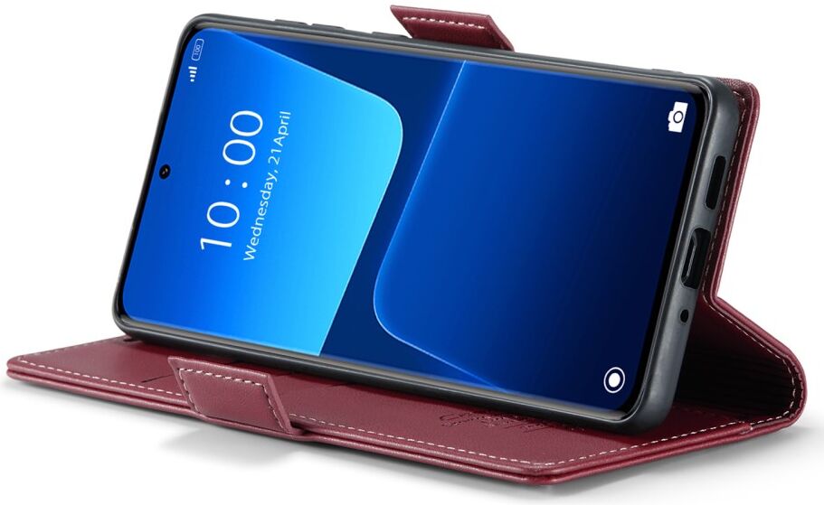 CaseMe 023 Xiaomi 13 Pro Hoesje Portemonnee Book Case Rood afbeelding 15