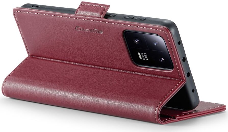 CaseMe 023 Xiaomi 13 Pro Hoesje Portemonnee Book Case Rood afbeelding 16