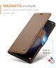 CaseMe 023 Samsung Galaxy S23 Ultra Hoesje Book Case Bruin