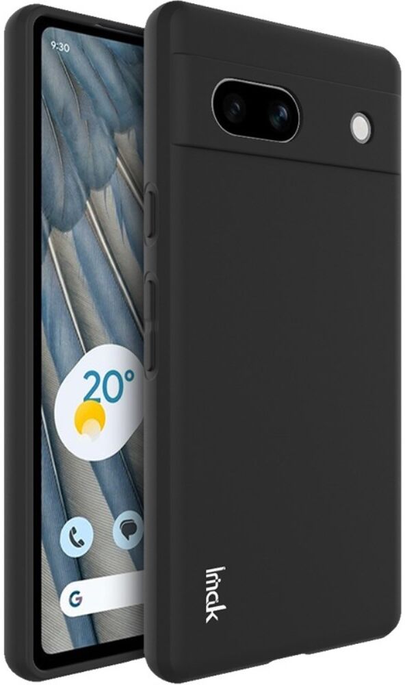 IMAK UC-3 Google Pixel 7a Hoesje Dun TPU Back Cover Zwart afbeelding 1