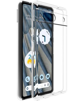 IMAK UX-5 Series Google Pixel 7a Hoesje Flexibel TPU Transparant Hoesjes