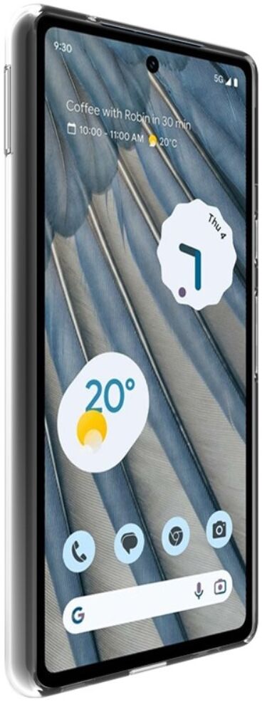 IMAK UX-5 Series Google Pixel 7a Hoesje Flexibel TPU Transparant afbeelding 5