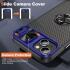 Apple iPhone 13/14 Hoesje Camera Slider en Kickstand Ring Blauw Zwart afbeelding 6