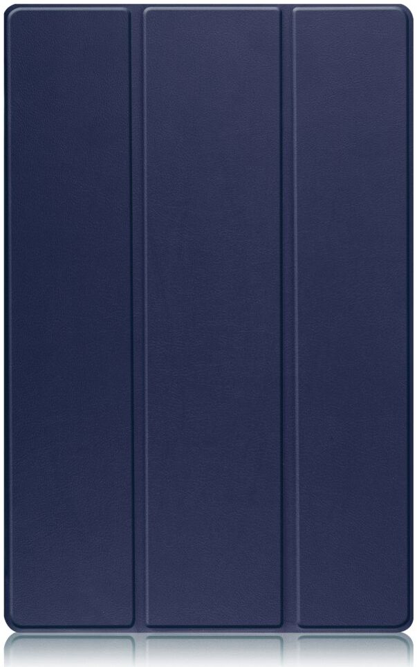 Samsung Galaxy Tab S8 Ultra Hoes Tri-Fold Book Case Standaard Blauw afbeelding 10