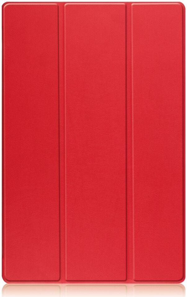 Samsung Galaxy Tab S8 Ultra Hoes Tri-Fold Book Case Standaard Rood afbeelding 10