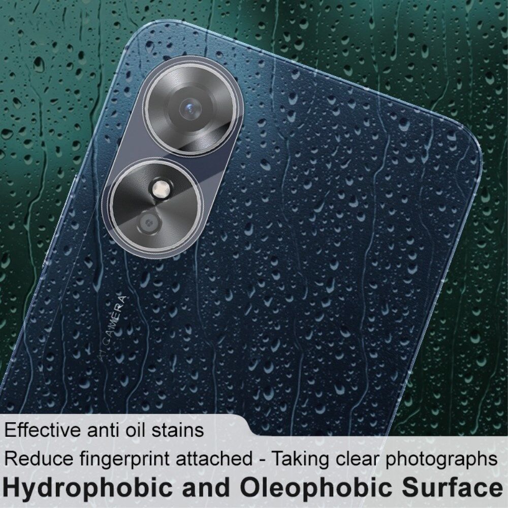 Imak Oppo A17 Camera Lens Protector + Lens Cap Clear afbeelding 6