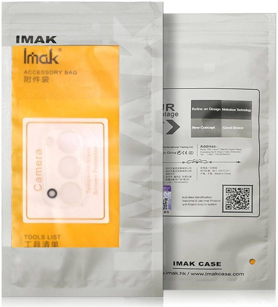 Imak Oppo A17 Camera Lens Protector + Lens Cap Clear afbeelding 8