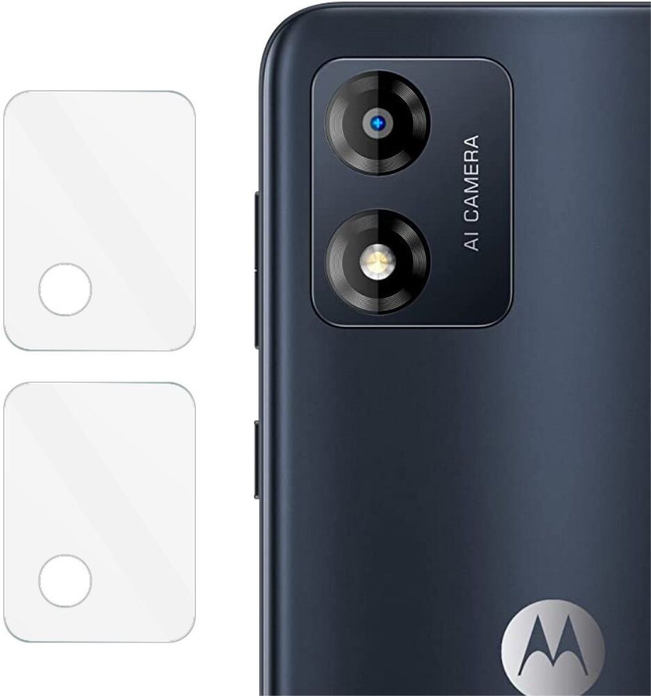 Imak Motorola Moto E13 Duo Camera Lens Protector Tempered Glass Zwart afbeelding 1