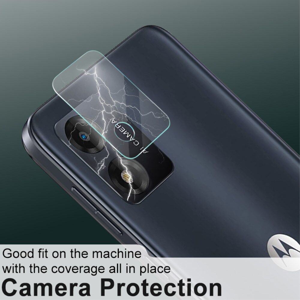 Imak Motorola Moto E13 Duo Camera Lens Protector Tempered Glass Zwart afbeelding 4