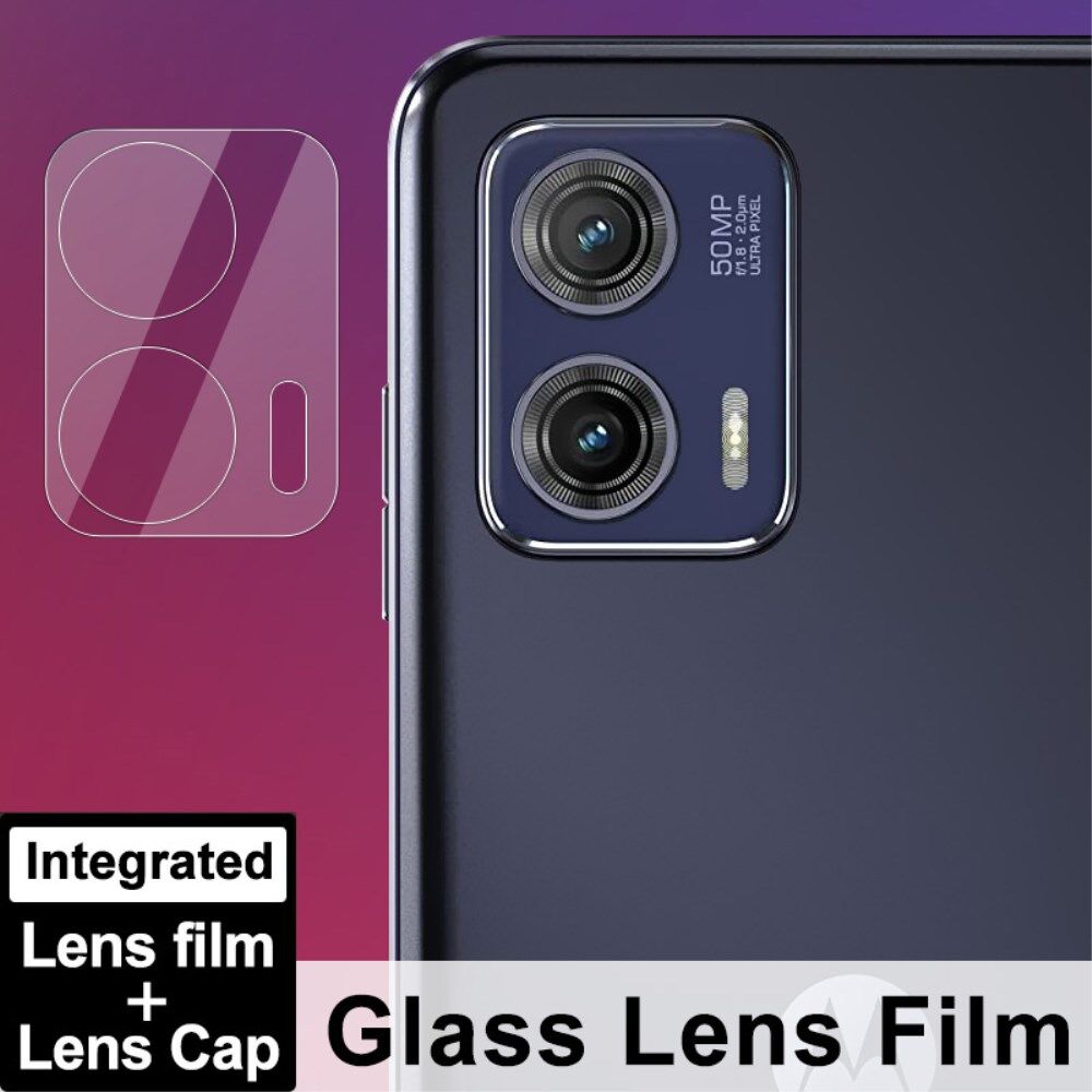 Imak Motorola Moto G73 Camera Lens Protector + Lens Cap Clear afbeelding 4
