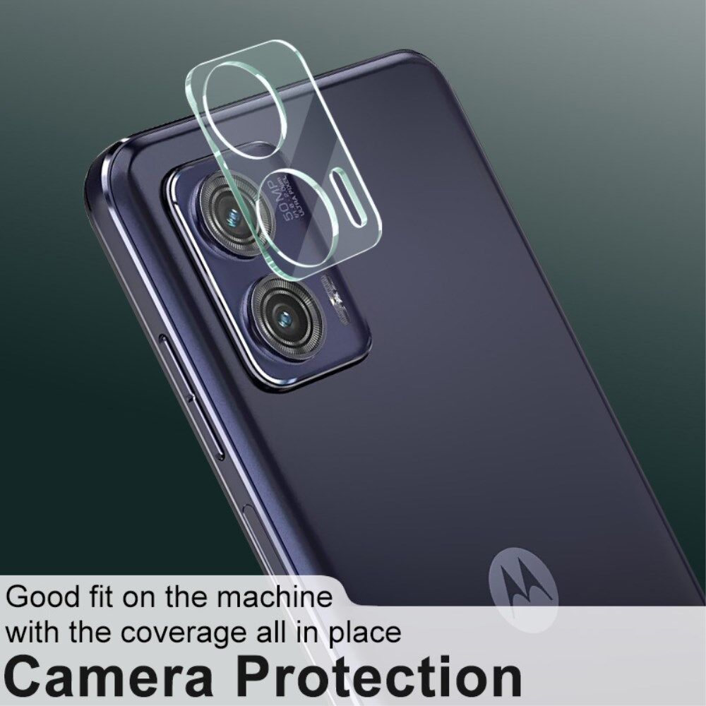 Imak Motorola Moto G73 Camera Lens Protector + Lens Cap Clear afbeelding 5