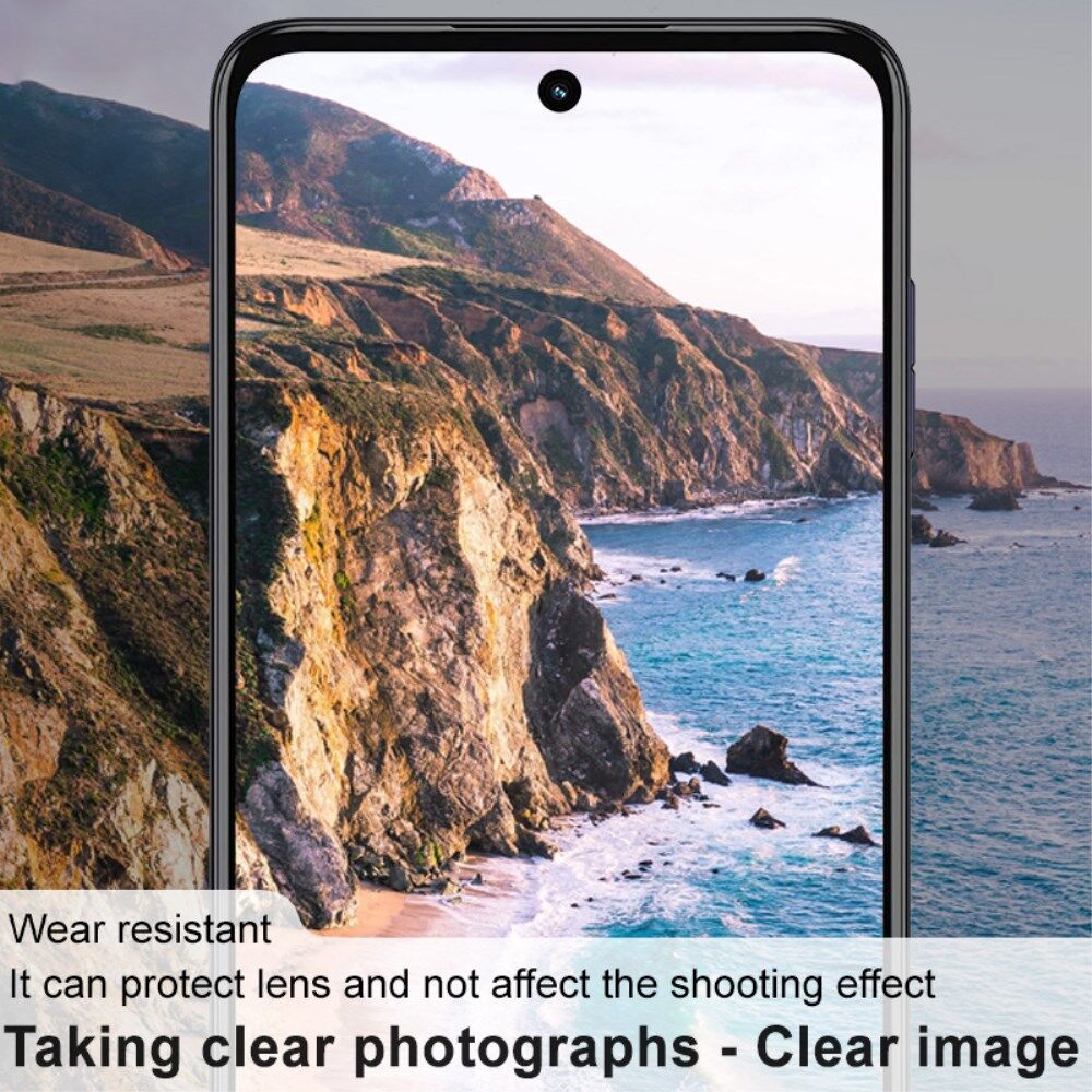 Imak Motorola Moto G73 Camera Lens Protector + Lens Cap Clear afbeelding 7