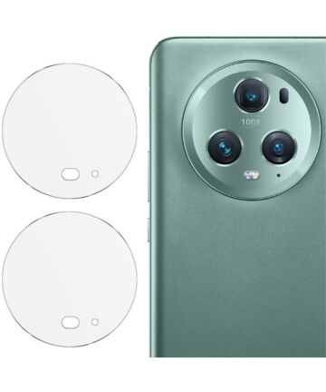Imak Honor Magic5 Pro Duo Camera Lens Protector Tempered Glass Zwart Screen Protectors