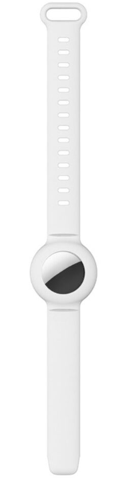 Apple AirTag Horloge Bandje voor Kinderen Siliconen Wit afbeelding 3