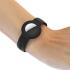 Apple AirTag Horloge Bandje voor Kinderen Siliconen Zwart afbeelding 3