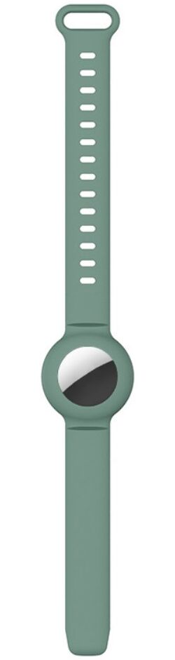 Apple AirTag Horloge Bandje voor Kinderen Siliconen Groen afbeelding 5