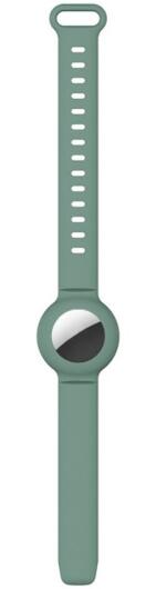 Apple AirTag Horloge Bandje voor Kinderen Siliconen Groen afbeelding 5