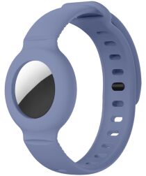 Apple AirTag Horloge Bandje voor Kinderen Siliconen Blauw