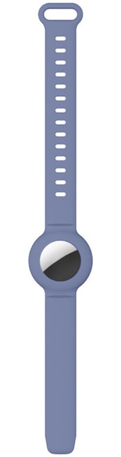 Apple AirTag Horloge Bandje voor Kinderen Siliconen Blauw afbeelding 4