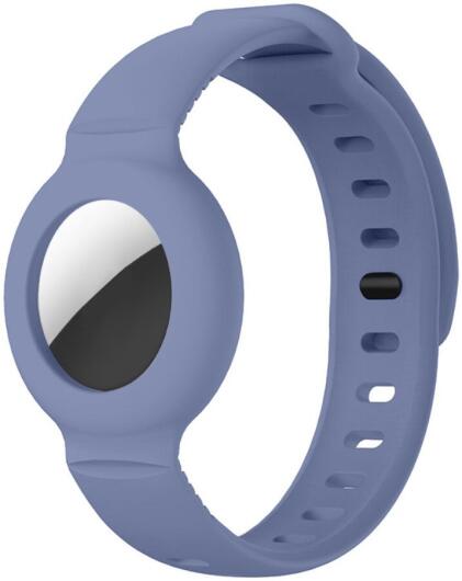 Apple AirTag Horloge Bandje voor Kinderen Siliconen Blauw afbeelding 1