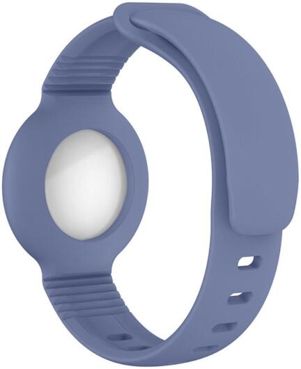 Apple AirTag Horloge Bandje voor Kinderen Siliconen Blauw afbeelding 2