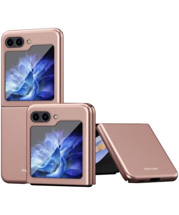 Samsung Galaxy Z Flip 5 Hoesje Hard Back Cover Roze Goud Hoesjes