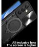 Samsung Galaxy A54 Hoesje Camera Slider en Kickstand Ring Zwart