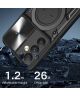 Samsung Galaxy A54 Hoesje Camera Slider en Kickstand Ring Blauw