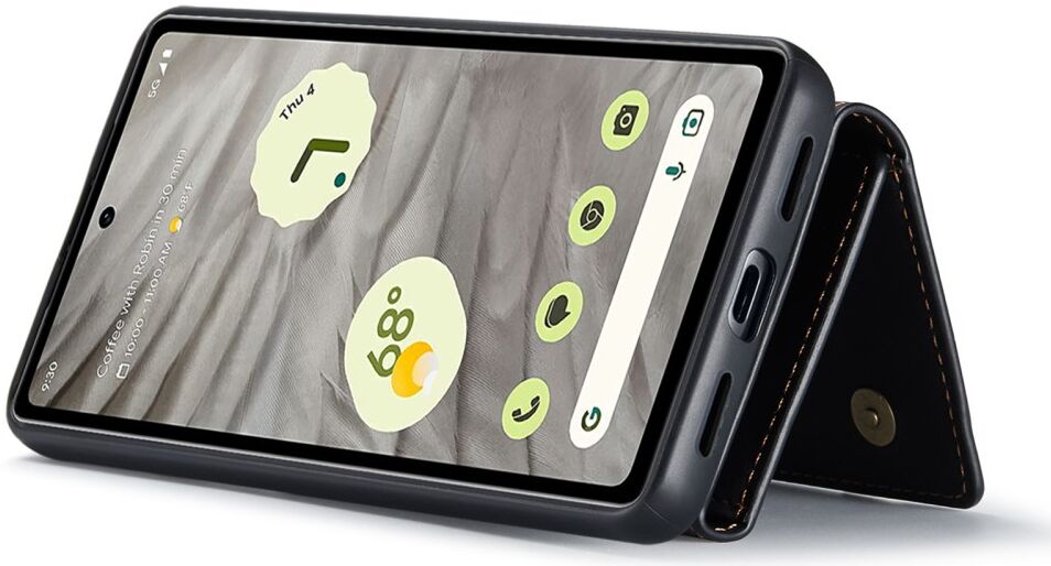 DG Ming Google Pixel 7a Hoesje met Magnetische Kaarthouder Zwart afbeelding 6