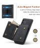 DG Ming Samsung Galaxy A34 Hoesje met Magnetische Kaarthouder Zwart