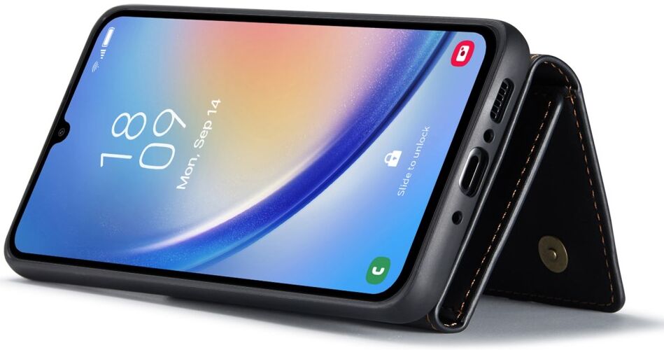DG Ming Samsung Galaxy A34 Hoesje met Magnetische Kaarthouder Zwart afbeelding 6