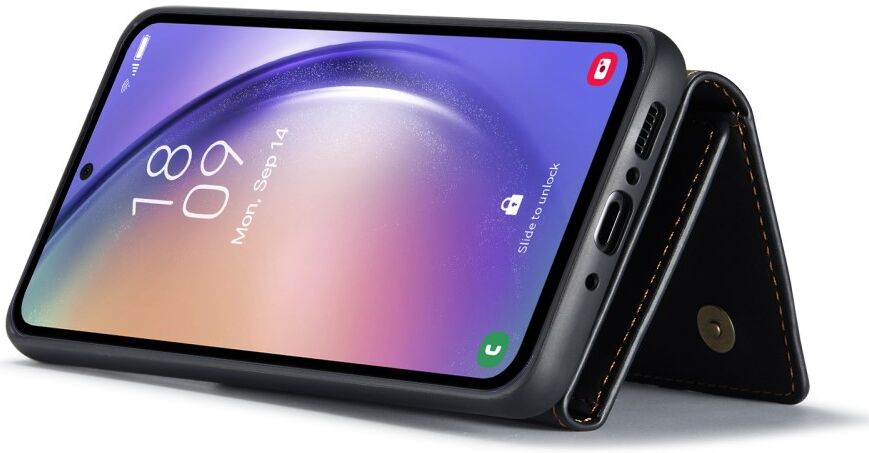 DG Ming Samsung Galaxy A14 Hoesje met Magnetische Kaarthouder Zwart afbeelding 6