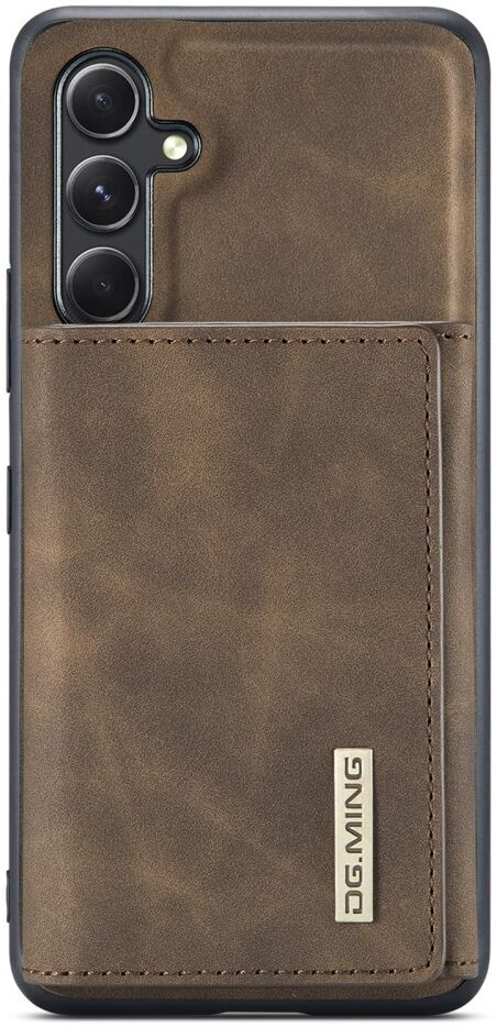 DG Ming Samsung Galaxy A14 Hoesje met Magnetische Kaarthouder Coffee afbeelding 4