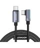 JOYROOM 100W Snellader USB-C naar USB-C Kabel 1.2M Zwart