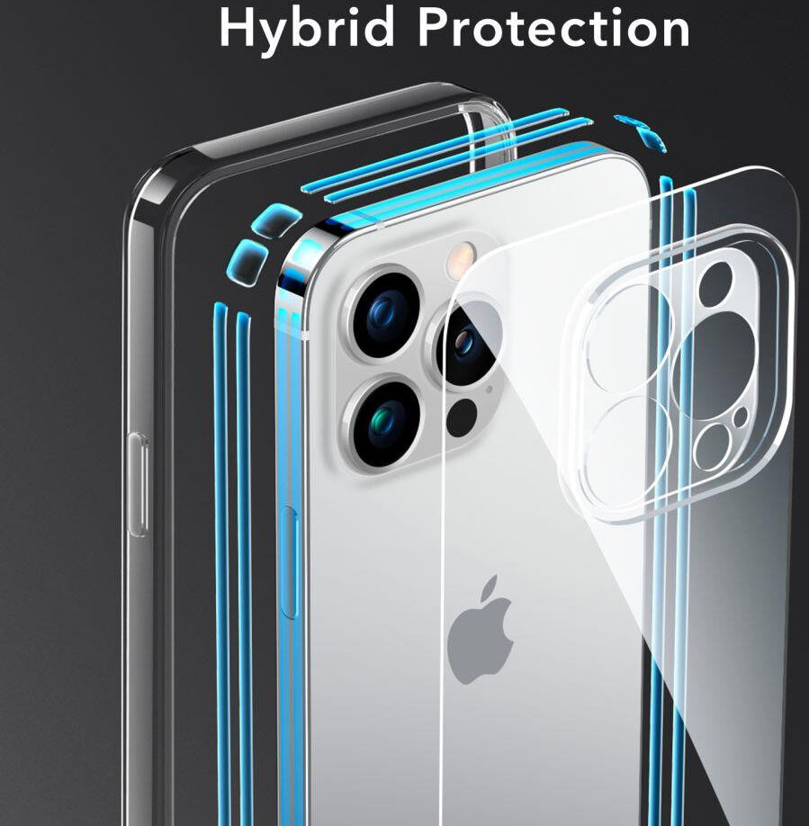 ESR Ice Shield Apple iPhone 14 Pro Max Hoesje Back Cover Transparant afbeelding 4