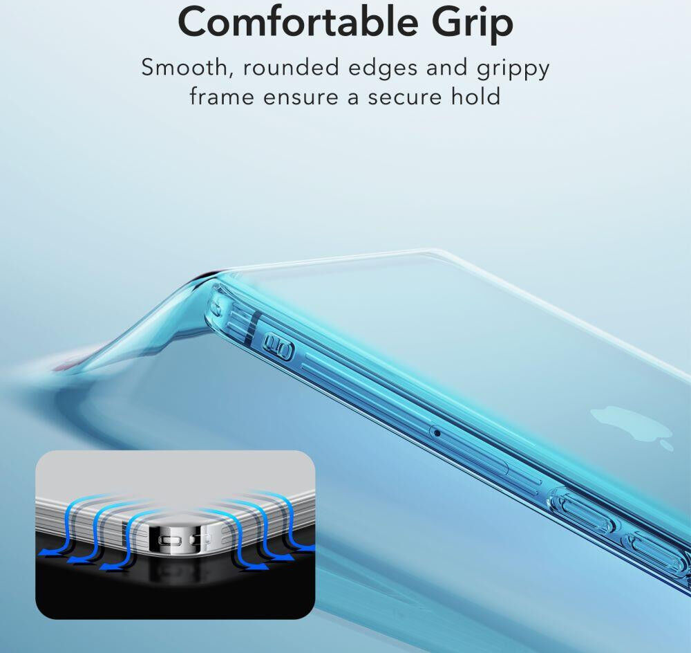 ESR Ice Shield Apple iPhone 14 Pro Max Hoesje Back Cover Transparant afbeelding 6