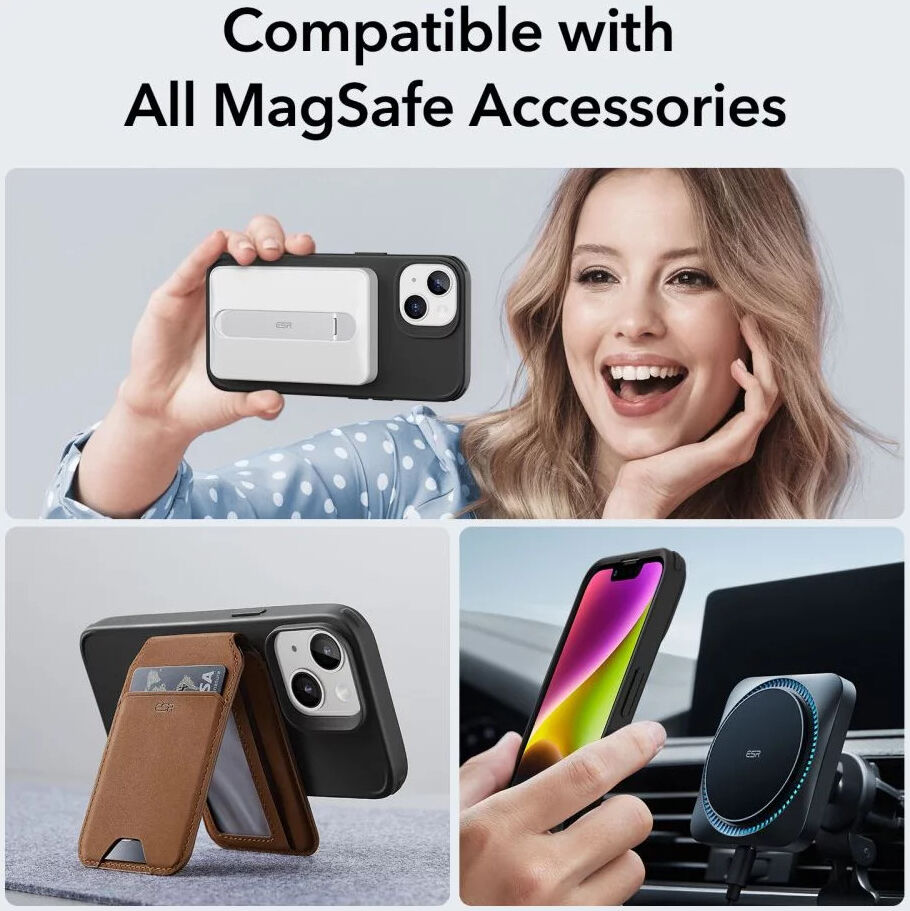 ESR Classic Hybrid iPhone 14 Plus Hoesje MagSafe Zwart afbeelding 7