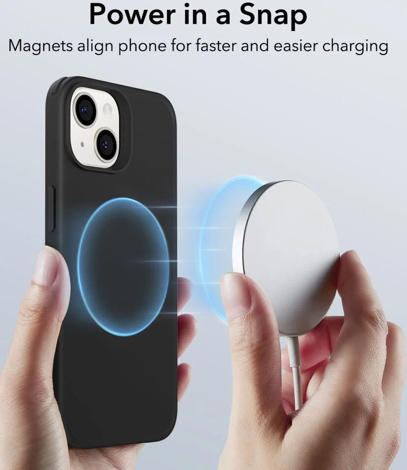 ESR Classic Hybrid iPhone 14 Plus Hoesje MagSafe Zwart afbeelding 2