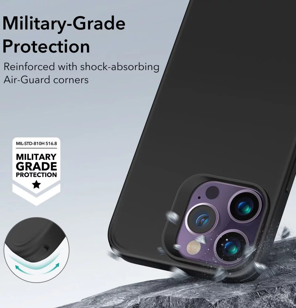 ESR Classic Hybrid iPhone 14 Pro Max Hoesje MagSafe Zwart afbeelding 4