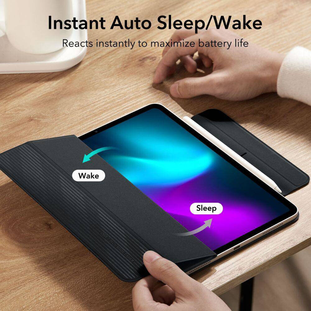 ESR Rebound Magnetic iPad Pro 11 Hoes Tri-Fold Book Case Blauw afbeelding 2