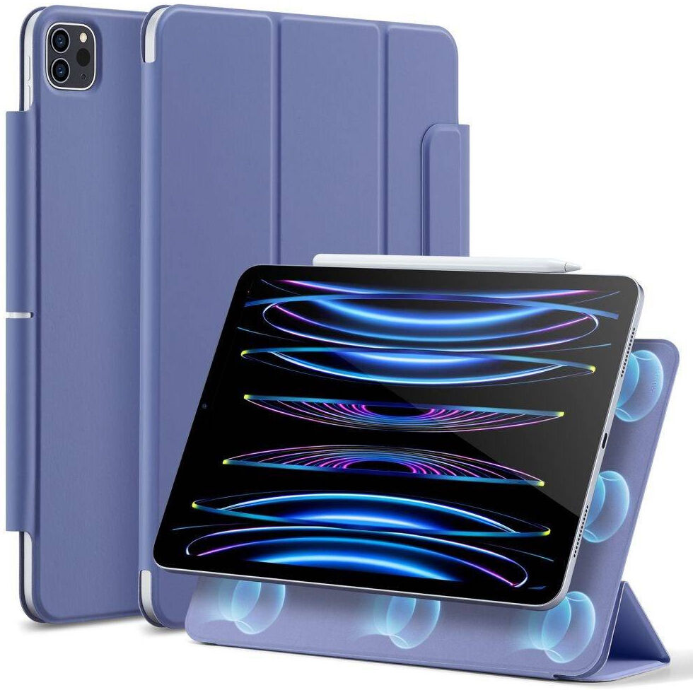 ESR Rebound Magnetic iPad Pro 11 Hoes Tri-Fold Book Case Paars afbeelding 1