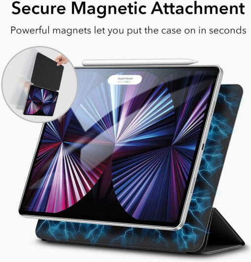 ESR Rebound Magnetic iPad Pro 11 Hoes Tri-Fold Book Case Wit afbeelding 5