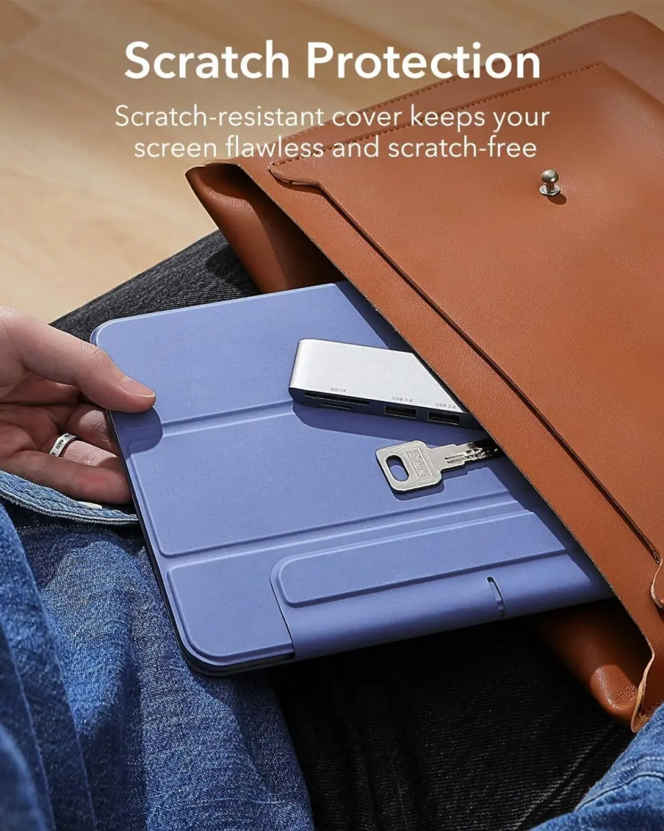 ESR Rebound Magnetic with Clasp iPad Air 5 2022/Air 4 2020/iPad Pro 11 2018 Navy Blue afbeelding 4
