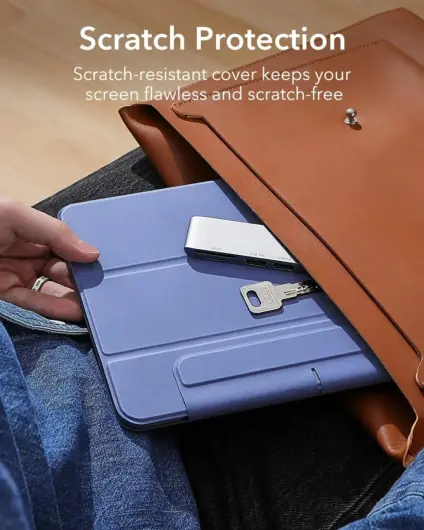 ESR Rebound Magnetic with Clasp iPad Air 5 2022/Air 4 2020/iPad Pro 11 2018 Navy Blue afbeelding 4