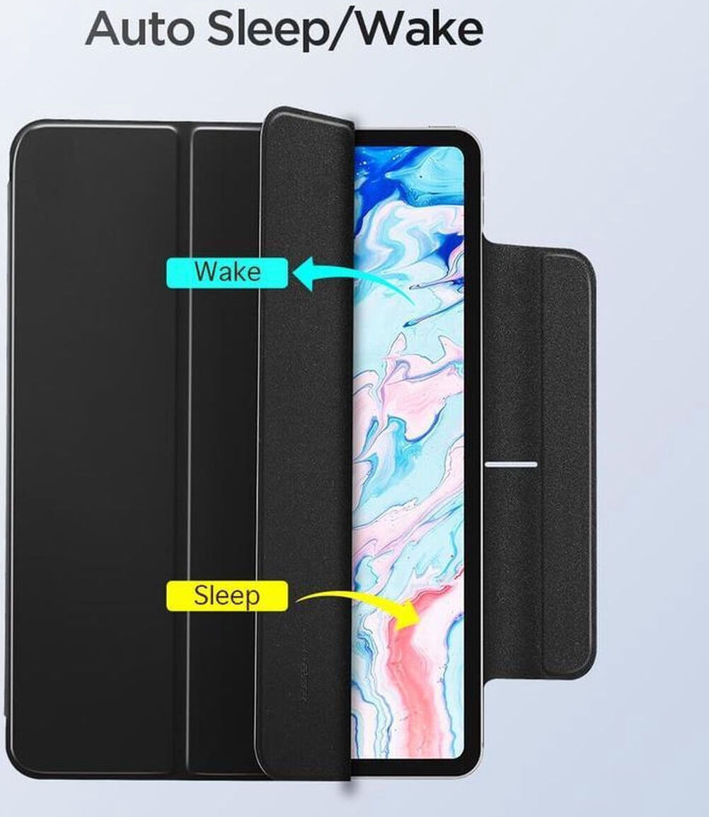 ESR Rebound Magnetic Apple iPad Air 2020 / 2022 Hoes Tri-Fold Paars afbeelding 2
