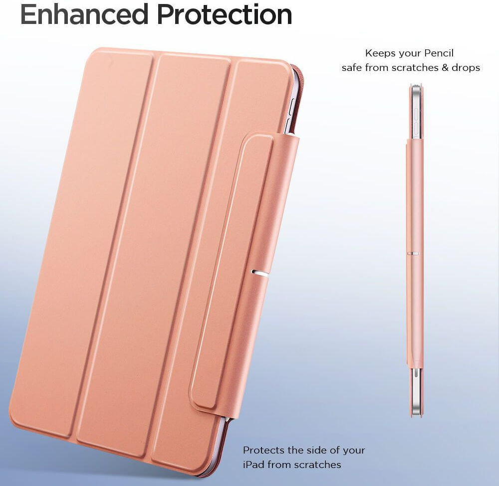 ESR Rebound Magnetic Apple iPad Air 2020 / 2022 Hoes Tri-Fold Paars afbeelding 6