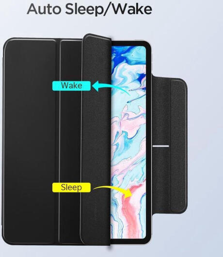 ESR Rebound Magnetic Apple iPad Air 2020 / 2022 Hoes Tri-Fold Paars afbeelding 2