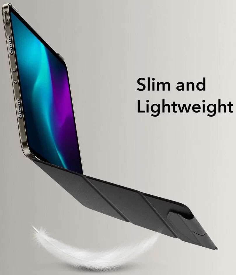 ESR Ascend Apple iPad Pro 11 (2021/2022) Hoes Tri-Fold Book Case Grijs afbeelding 7