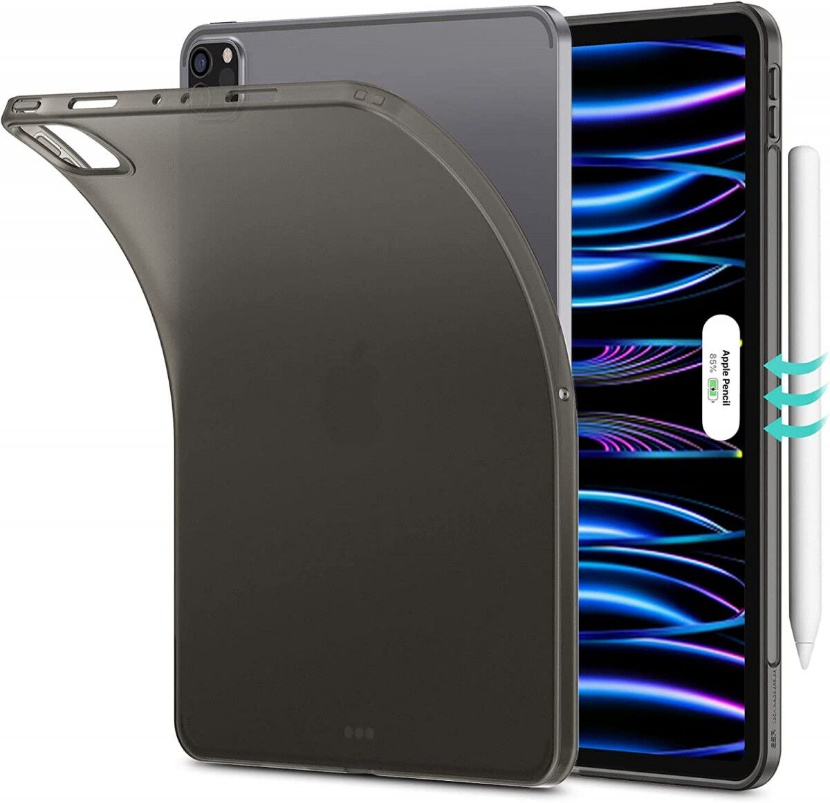 ESR Project Zero Apple iPad Pro 11 (2022/2021/2020) Hoes Frosted Zwart afbeelding 1